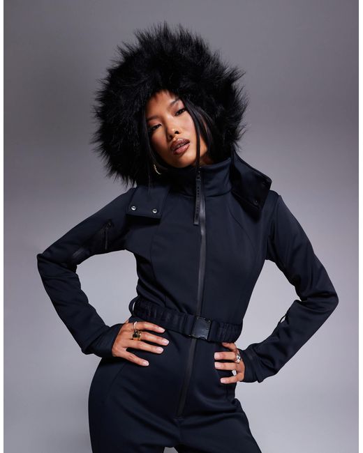 ASOS 4505 Ski & Snow Blue 4505 petite – ski – skianzug