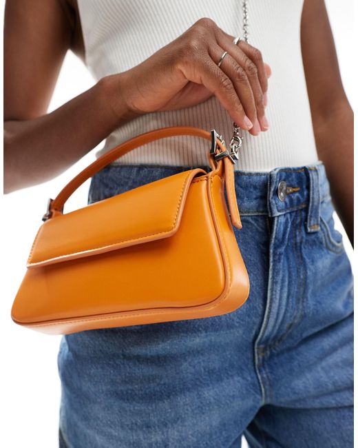 Mango Orange Mini Shoulder Bag