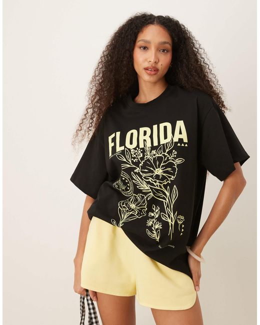 ASOS Black – oversize-t-shirt