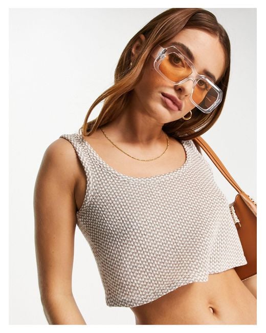 ASOS Synthetic Vest Top Lyst