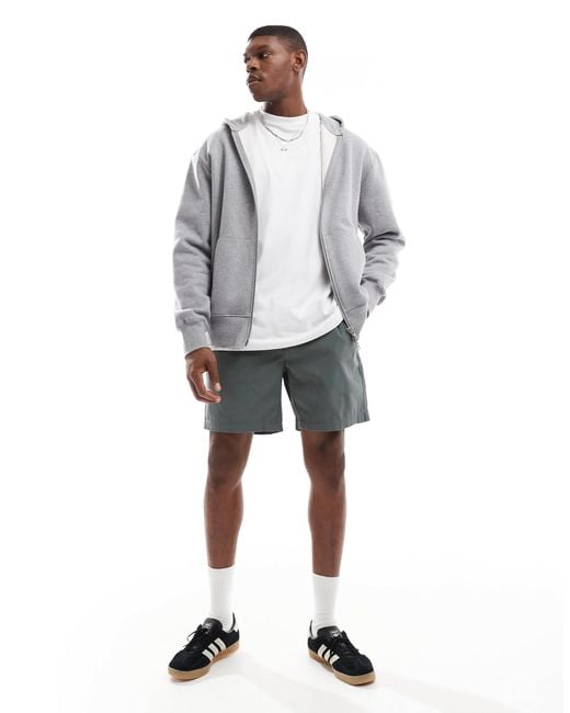Only & Sons Green Pull On Twill Short for men