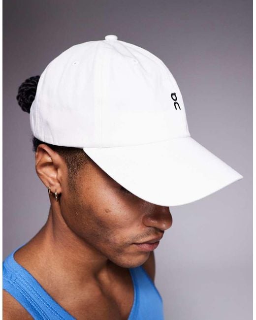 On Shoes White All Day Cap for men