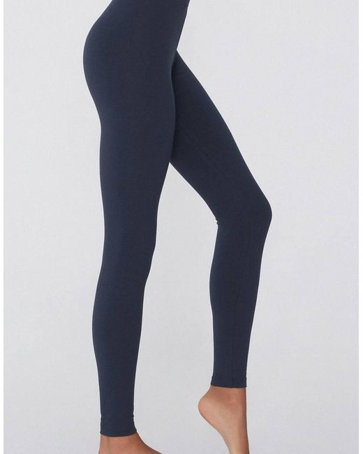 Tezenis Blue Basic Cotton Leggings