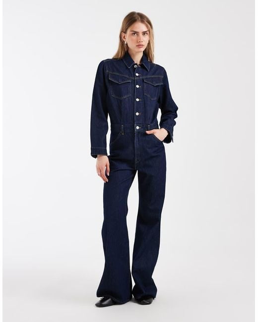 Levi's Blue Western Jumpsuit