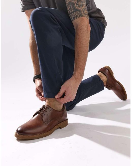 Base London Blue Strand Lace Up Shoe for men