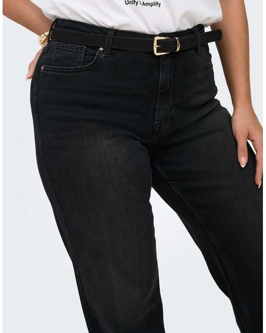ONLY Black Wide-Fit Jeans
