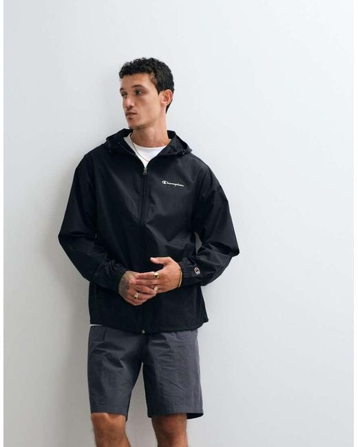 Champion Blue Outdoor Windbreaker for men