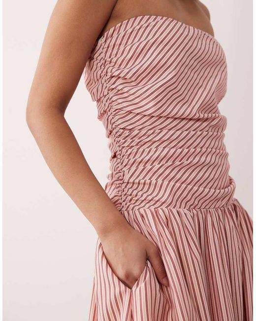 Nia Pink Mullholland Bandau Midaxi Dress