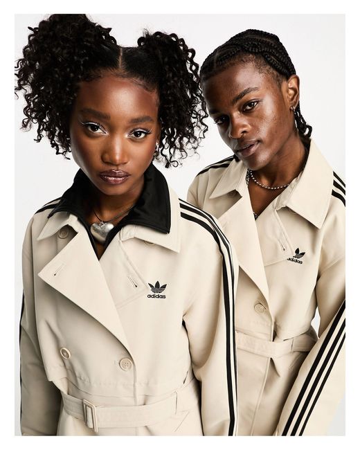 Adidas Originals White Adidas original – unisex-mantel