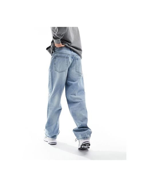 Weekday Blue Galaxy Relaxed Jeans for men
