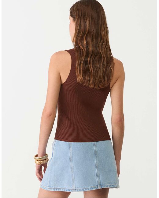 Stradivarius Blue – mini-jeansrock