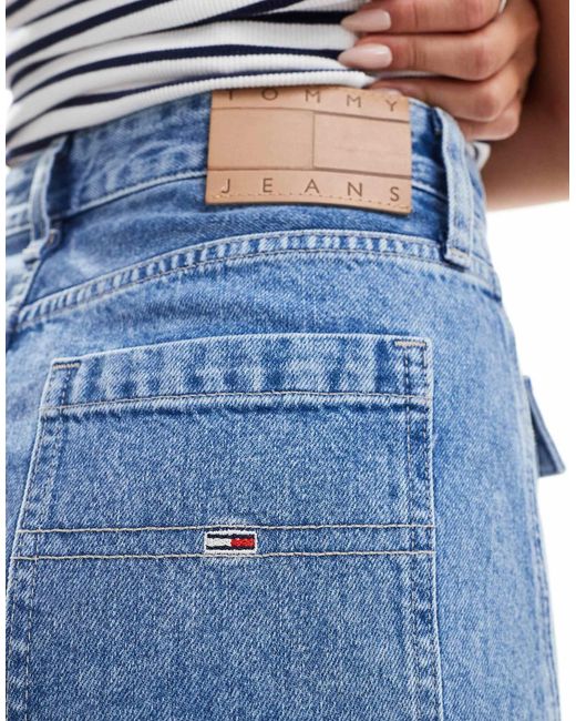 Tommy Hilfiger Blue – claire – utility-midi-jeansrock