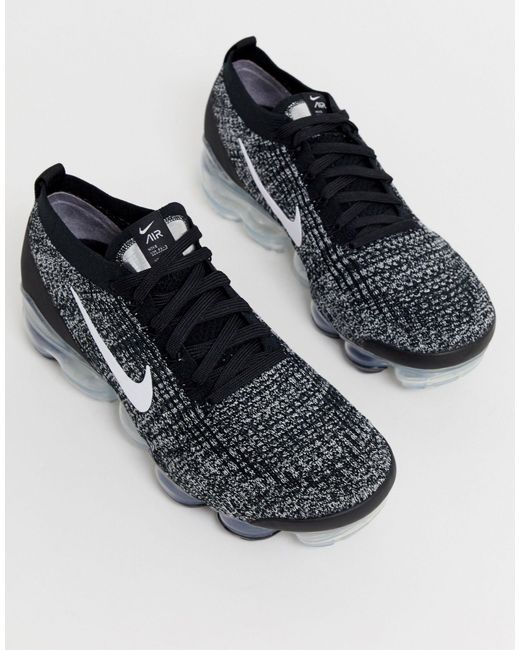 Nike Vapormax Flyknit 3.0 Oreo Trainers in Grey (Grey) for Men | Lyst  Australia
