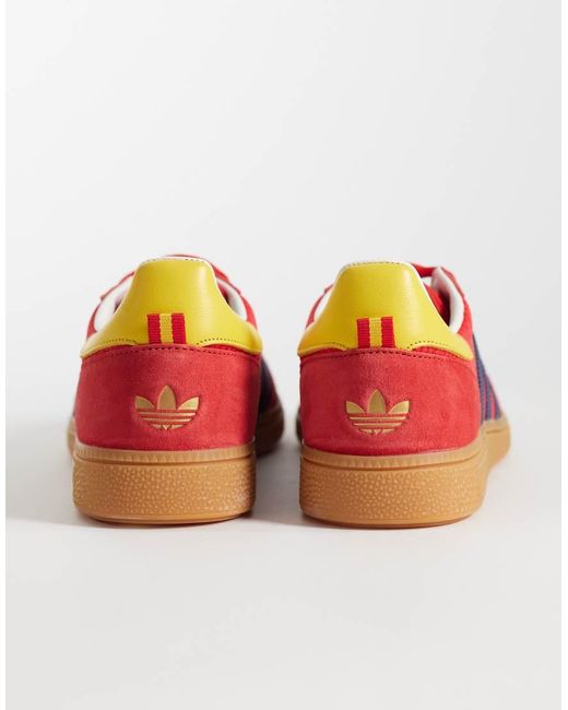Adidas Originals Red Handball Spezial Trainers for men