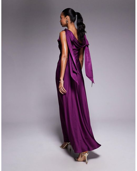 TFNC London Purple – maxikleid