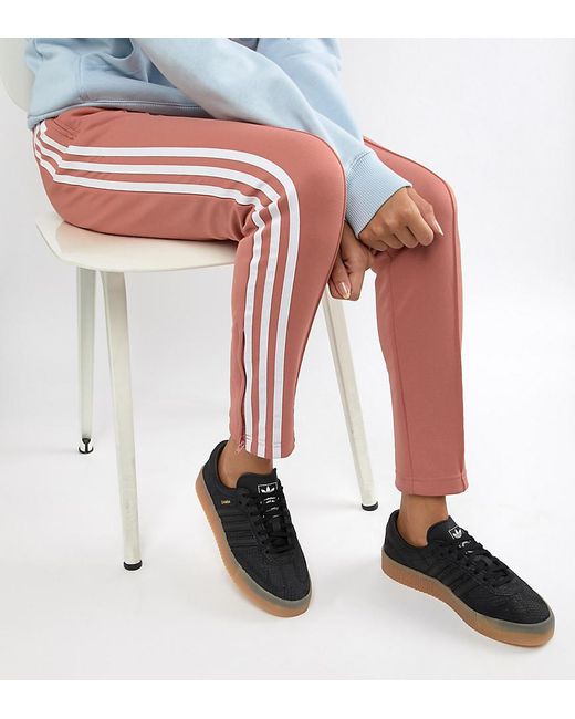 adidas Originals Samba Rose Sneakers In Gray With Gum Sole | ASOS