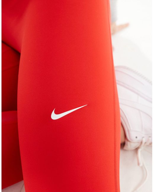 Nike Red Nike Pro Training leggings