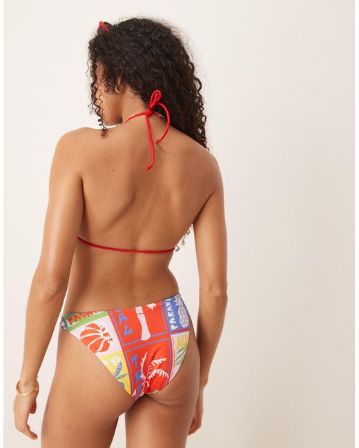 ASOS Orange Trinny Cheeky Bikini Bottom