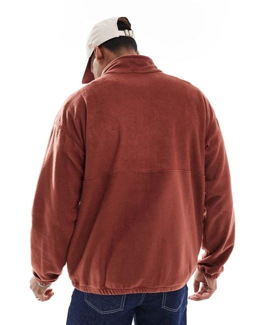 Columbia Red Bent Bough 1/2 Zip Fleece for men