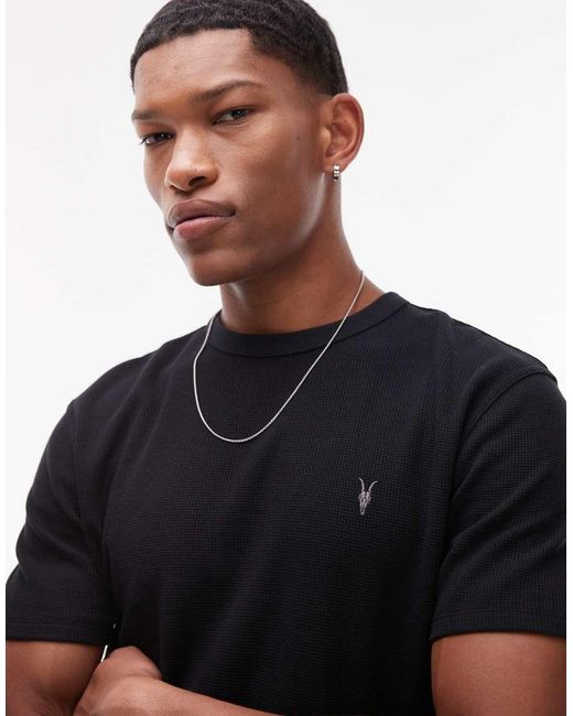AllSaints Black Ellis T-Shirt for men