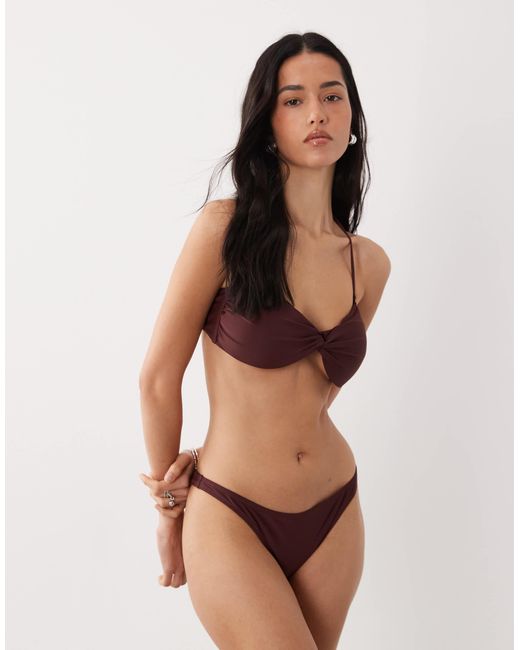 Haut Mango en coloris Brown
