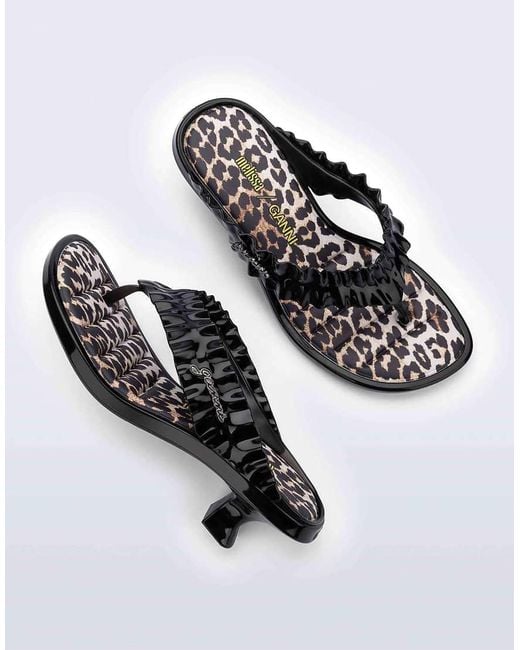 Melissa White Thong Kitten Heel X Ganni