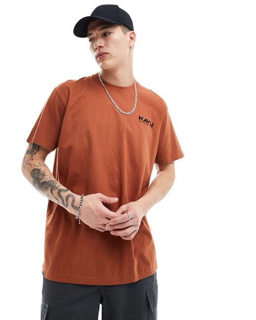 T-shirt à manches courtes Kavu pour homme en coloris Orange