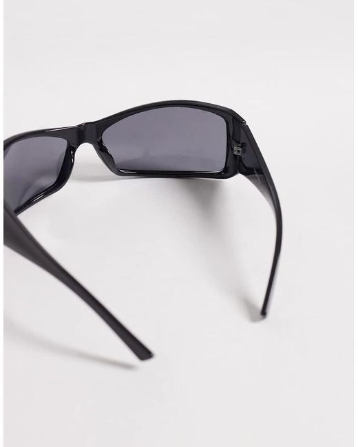 ASOS White Wrap Sunglasses for men