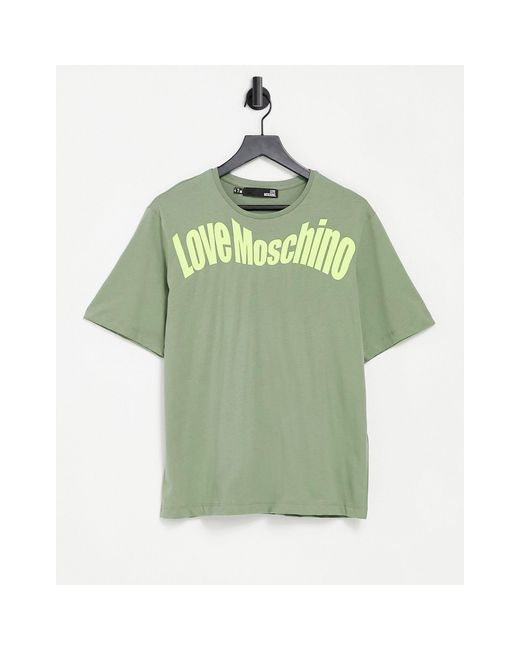green moschino t shirt