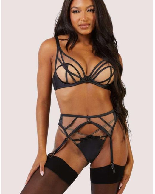Playful Promises Brown Ramona Suspender Belt