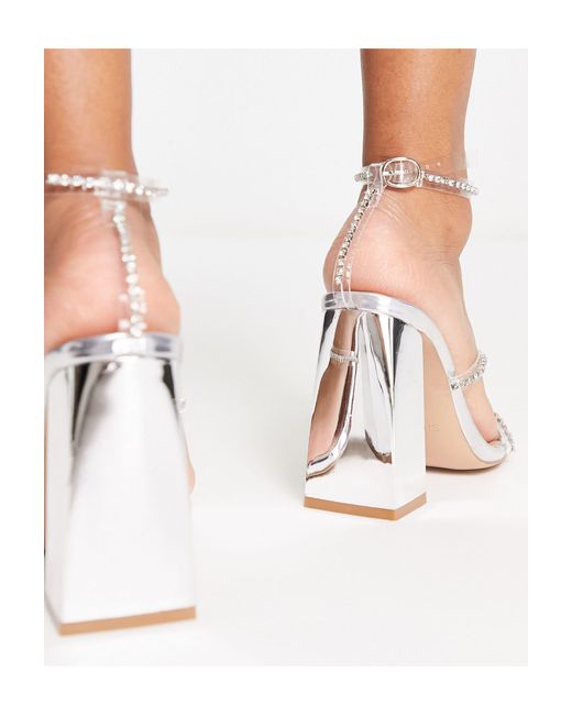 SIMMI Shoes Simmi london – inez – verzierte sandaletten in Mettallic | Lyst  DE