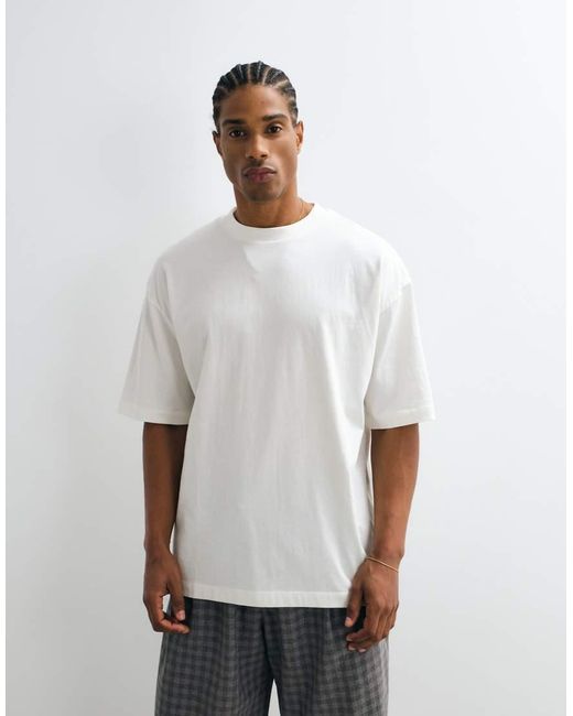 ASOS White Oversized T-shirt With Bubble Text Graphic for men