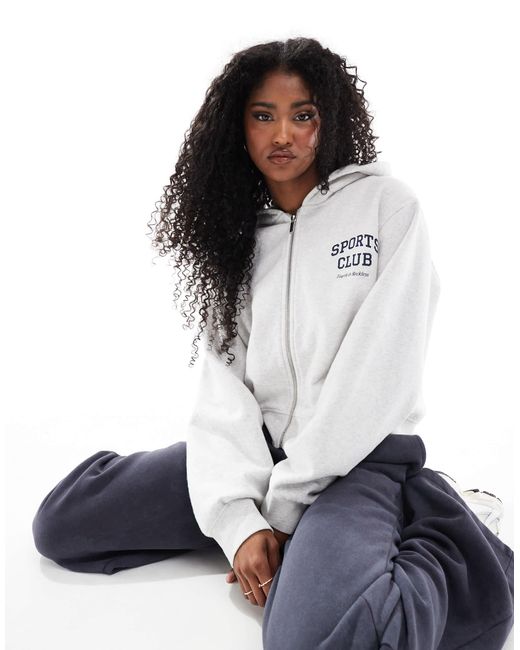 4th & Reckless Gray – oversize-kapuzenpullover