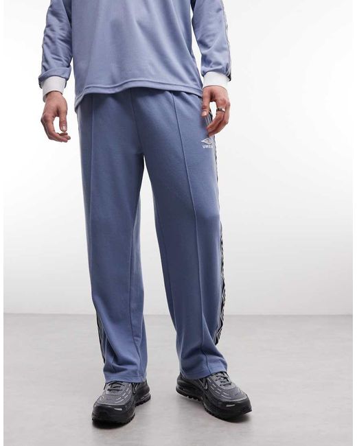Umbro Blue Taped Track Pant for men