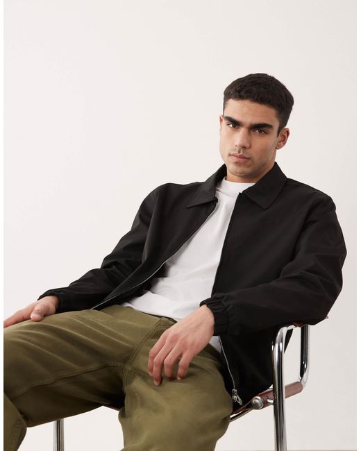 Jack & Jones Black Harrington Jacket for men