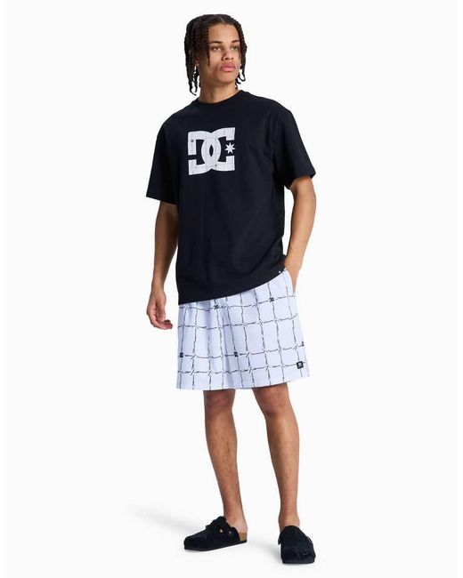 DC Shoes Blue Wired Volley 19" Swim Shorts for men