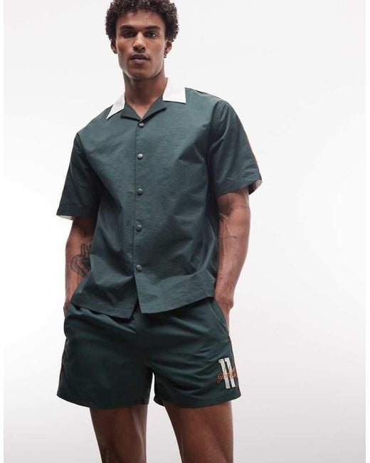 ASOS Blue Swim Shorts for men