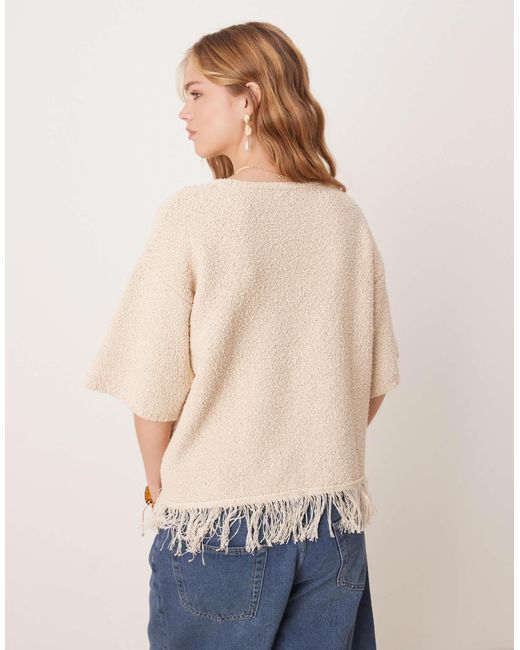 T-shirt texturé ASOS en coloris Blue