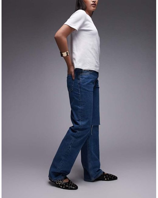 Calvin Klein Blue 90s Straight Jeans