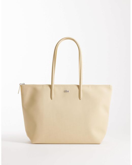 Cabas - beige Lacoste en coloris Natural
