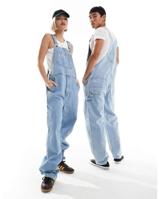 Dickies Blue – klassische jeans-latzhose
