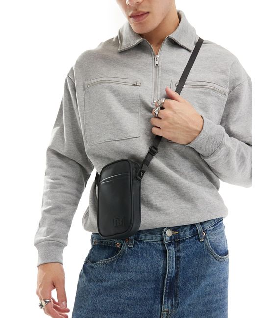 Petit sac bandoulière Pull&Bear pour homme en coloris Gray