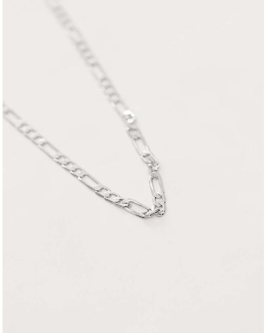 FADED FUTURE Ketting Met Figaro-Schakels in het Red voor heren