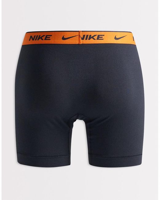Nike Blue Everyday Cotton Stretch 3 Pack Boxer Brief for men