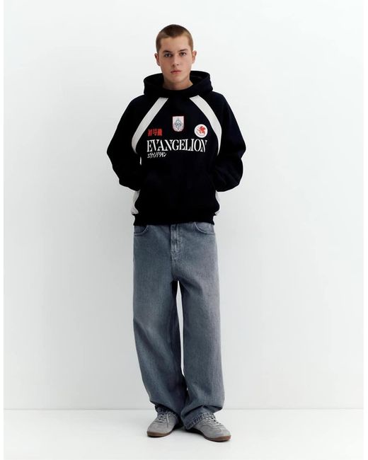 Evangelion di Pull&Bear in Blue da Uomo