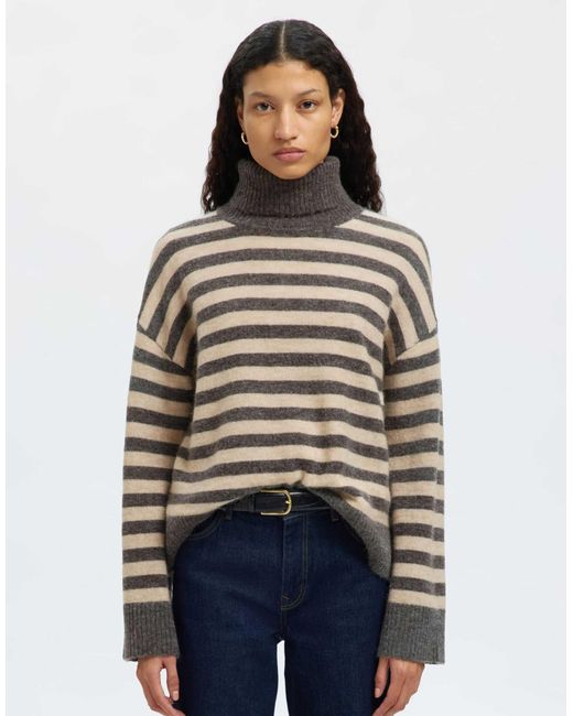 SELECTED Blue Femme – rollkragenpullover