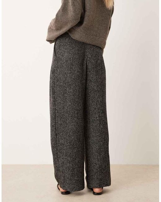 Pantaloni A Fondo Ampio Neri di JDY Petite in Black