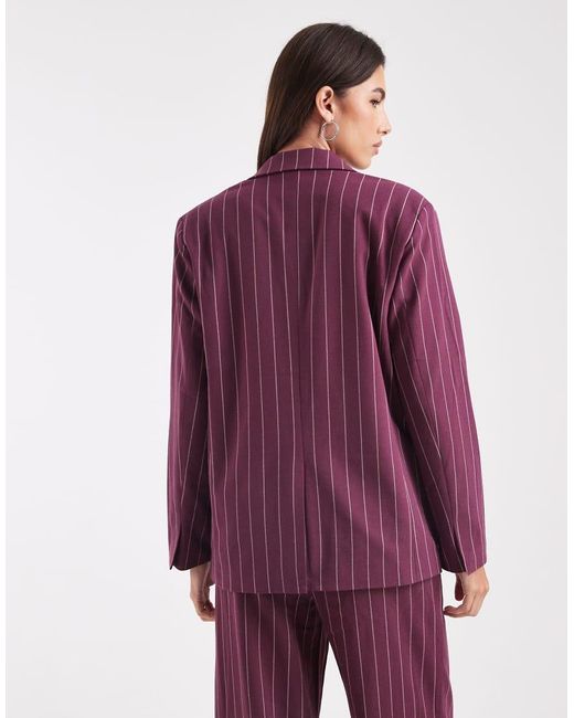 Object Purple Tailo Blazer Co-ord