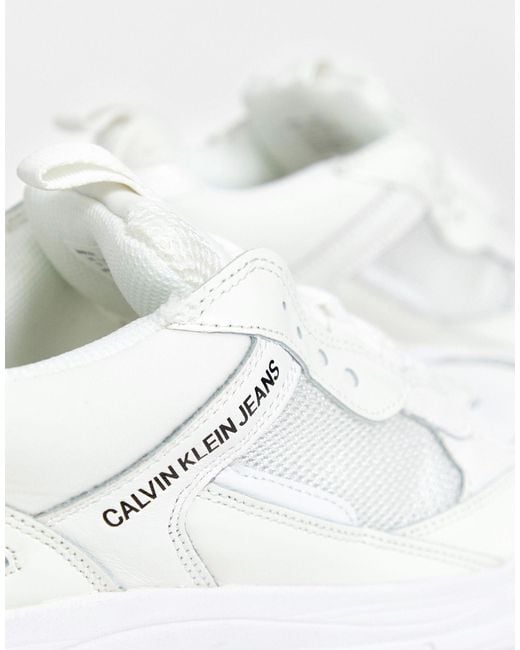 Marvin Sneakers bianche con suola spessa da Uomo di Calvin Klein in Bianco Lyst