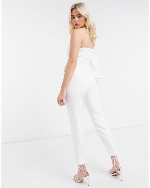 lavish alice one shoulder jumpsuit
